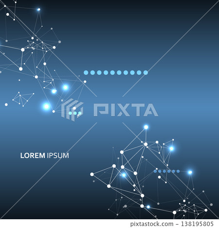 Abstract background of plexus lines. Technology background Abstract background of plexus lines. Technology background 138195805