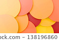 A minimalistic 3D background with shaped elements creates a dynamic geometric composition. 138196860
