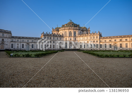 Stupinigi, turin, italy. March 23, 2026. Stupinigi hunting residence, a unesco world heritage site, displaying elegant baroque architecture from turin, piedmont 138196950