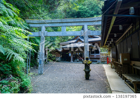 The worship hall and torii gate of Hayakawa Shrine (Saito City) The worship hall and torii gate of Hayakawa Shrine (Saito City) 138197365