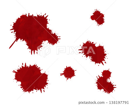 飛濺物、血跡、水滴 138197791