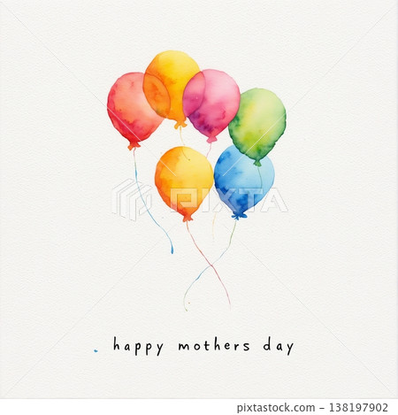 watercolor painting of leaf and flowers pattern 138197902