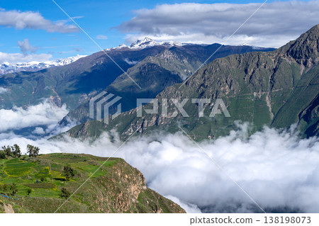 Colca Canyon with a clear blue sky, Peru Colca Canyon with a clear blue sky, Peru 138198073