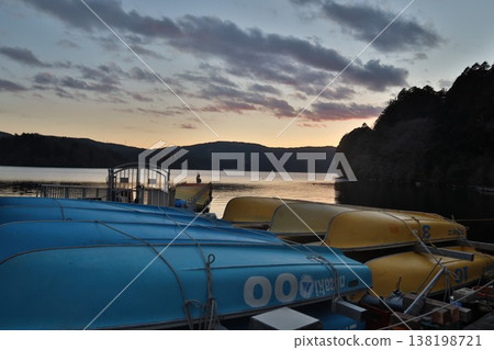 Lake of sunset Lake of sunset 138198721