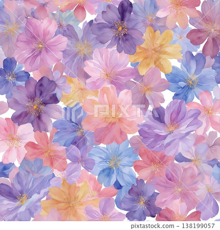 vintage style of tapestry flowers fabric pattern vintage style of tapestry flowers fabric pattern 138199057