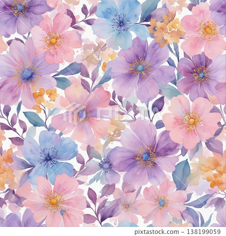 vintage style of tapestry flowers fabric pattern vintage style of tapestry flowers fabric pattern 138199059