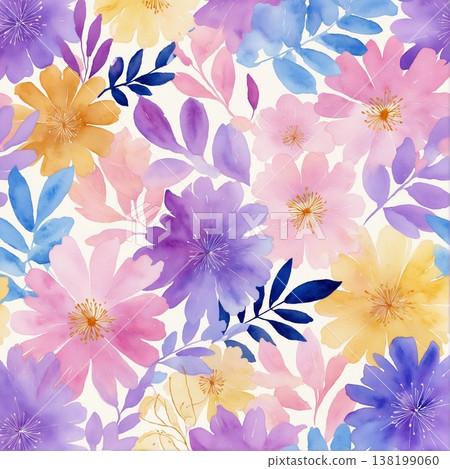 vintage style of tapestry flowers fabric pattern vintage style of tapestry flowers fabric pattern 138199060