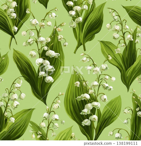 abstract pattern of flower and leaves abstract pattern of flower and leaves 138199111