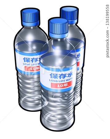 Preserved water disaster prevention image (white background) Preserved water disaster prevention image (white background) 138199558