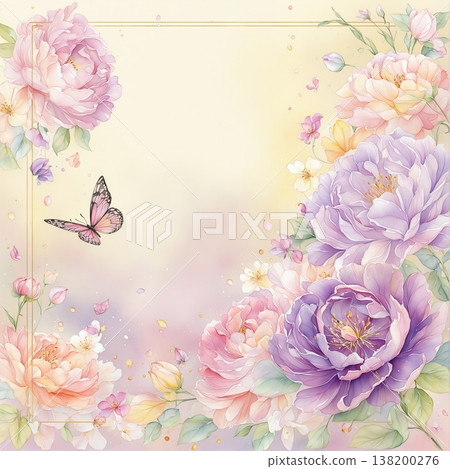 watercolor painting of flowers watercolor painting of flowers 138200276
