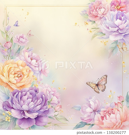 watercolor painting of flowers 138200277
