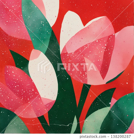watercolor painting of flowers 138200287