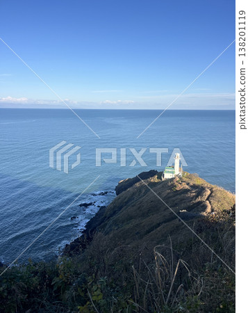 Lighthouse standing on the cape 138201119
