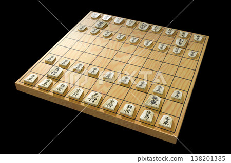 將棋（3DCG）黑色背景 138201385