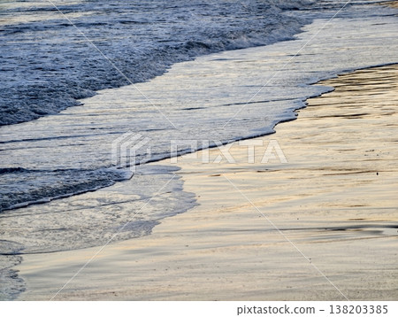 Tranquil aquatic scenes with subtle patterns and pastel hues enhance calming design themes 138203385