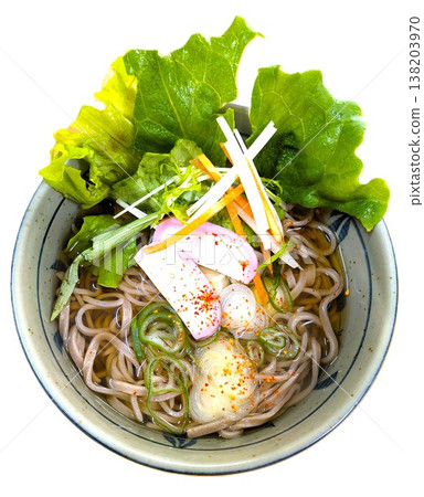 Salad with soba Salad with soba 138203970