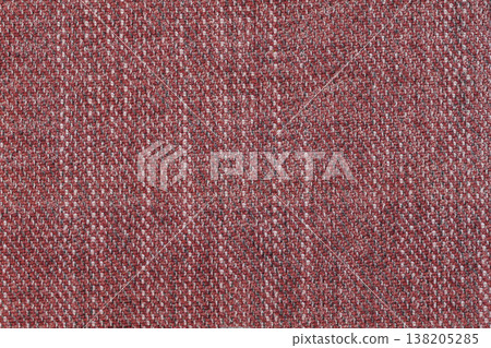 Factory fabric in red color, fabric texture sample for furniture 138205285