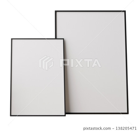 Cut out frames are shown isolated on a clear background. They are in a clear 3D render style. Cut out frames are shown isolated on a clear background. They are in a clear 3D render style. 138205471