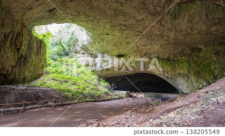 Inner Grand Archway and Natural Light in Devetashka Cave 138205549