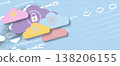 Cloud smart concept technology innovation background and network security 138206155