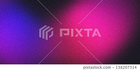 Grainy abstract background, noisy color gradient purple green blue pink vibrant glowing shape on black backdrop, dark banner poster header cover wallpaper design Grainy abstract background, noisy color gradient purple green blue pink vibrant glowing shape on black backdrop, dark banner poster header cover wallpaper design 138207314