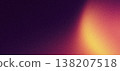 Grainy noise texture background glowing orange yellow abstract color gradient shape on dark purple backdrop banner header poster cover design copy space 138207518