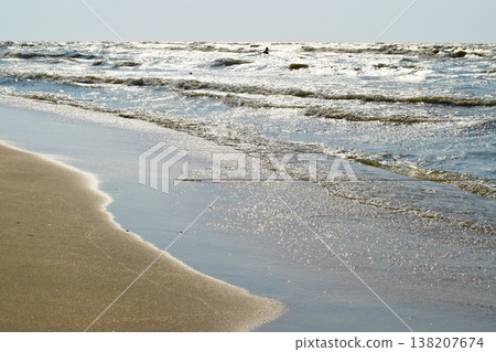 The coast of Sea Azov The coast of Sea Azov 138207674