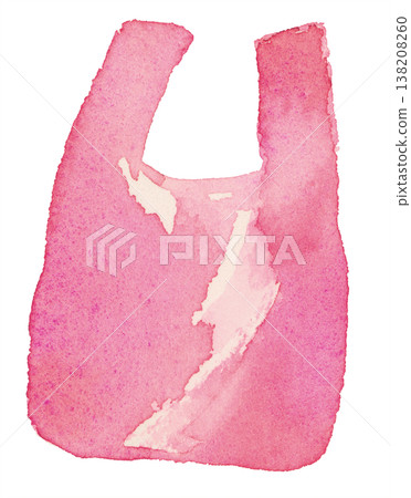 Plastic bag (hand-painted watercolor) Plastic bag (hand-painted watercolor) 138208260