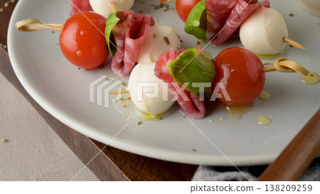 Italian style appetizer 138209259