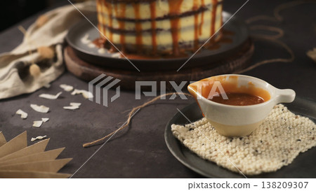 Delicious caramel cake Delicious caramel cake 138209307