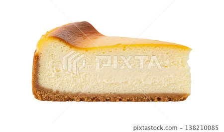Cheesecake Slice Isolated on Transparent Background Cheesecake Slice Isolated on Transparent Background 138210085