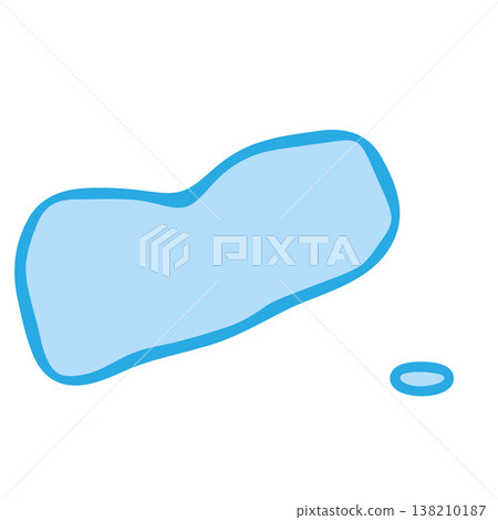 Yemen country silhouette. Vector map silhouette. Blue smooth shape like water drop or splash Yemen country silhouette. Vector map silhouette. Blue smooth shape like water drop or splash 138210187