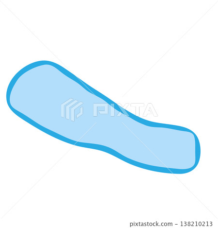 Nepal country silhouette. Vector map silhouette. Blue smooth shape like water drop or splash Nepal country silhouette. Vector map silhouette. Blue smooth shape like water drop or splash 138210213