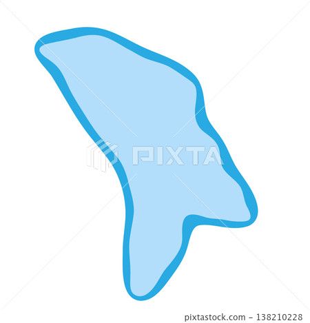 Moldova country silhouette. Vector map silhouette. Blue smooth shape like water drop or splash Moldova country silhouette. Vector map silhouette. Blue smooth shape like water drop or splash 138210228
