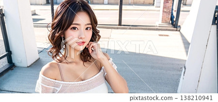 Beauty image of young women 138210941