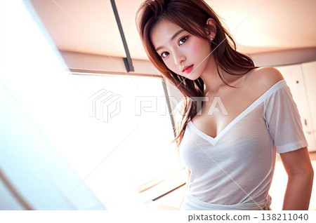 站立在窗口的一個少婦 站立在窗口的一個少婦 138211040