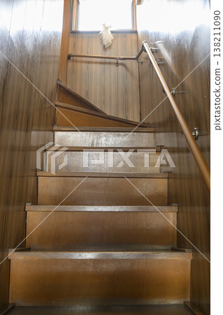 Staircase handrail after installation (before and after images) Staircase handrail after installation (before and after images) 138211090