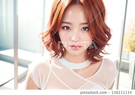 年輕女性的美麗形象 138211114