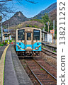 A local train stopped at Kaminada Station. 138211252