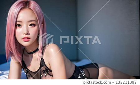 苗條的年輕女子 138211392