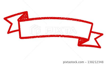Hand drawn ribbon doodle element Hand drawn ribbon doodle element 138212348