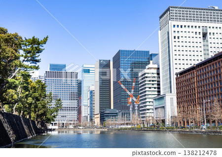 The skyscrapers of Tokyo, the capital city, stand out against the blue sky. The skyscrapers of Tokyo, the capital city, stand out against the blue sky. 138212478