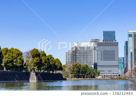 The skyscrapers of Tokyo, the capital city, stand out against the blue sky. The skyscrapers of Tokyo, the capital city, stand out against the blue sky. 138212483