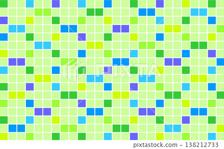 Geometric pattern, square, green, blue Geometric pattern, square, green, blue 138212733