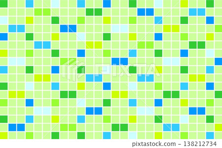 Geometric pattern, square, green, blue Geometric pattern, square, green, blue 138212734