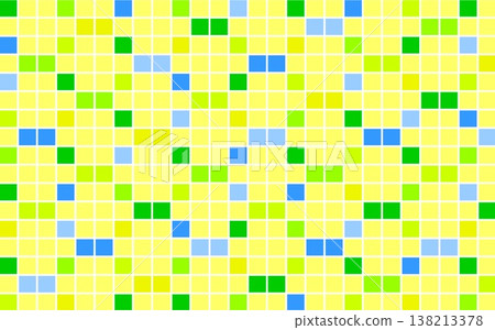 Geometric pattern, square, yellow, green, light blue Geometric pattern, square, yellow, green, light blue 138213378