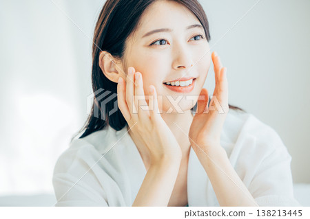 Skincare image of young woman Skincare image of young woman 138213445