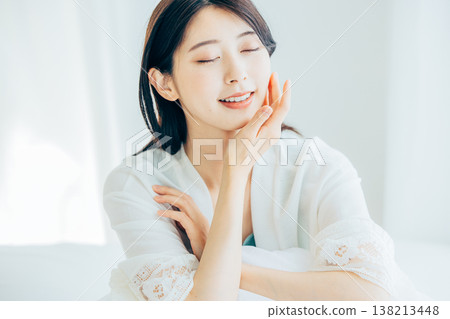 Skincare image of young woman Skincare image of young woman 138213448