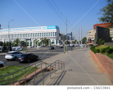 Almaty, Kazakhstan (Diorama Style) Almaty, Kazakhstan (Diorama Style) 138213601