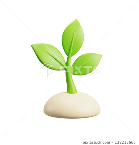Simple plant illustration for ecology campaign Simple plant illustration for ecology campaign 138213665